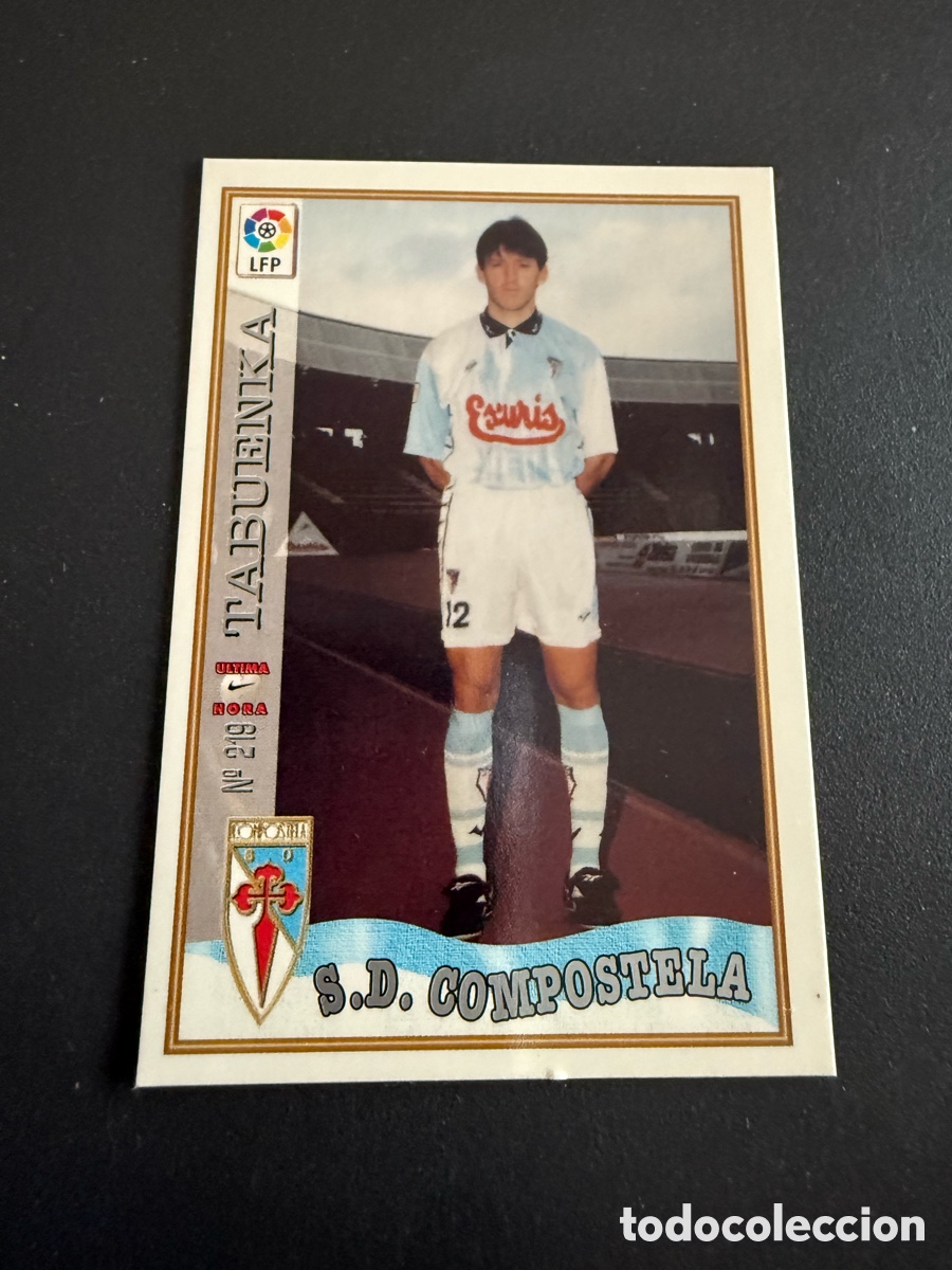 Cromos de F&uacute;tbol: MUNDICROMO 97-98. n 219 UH. TABUENKA ( SD Compostela)