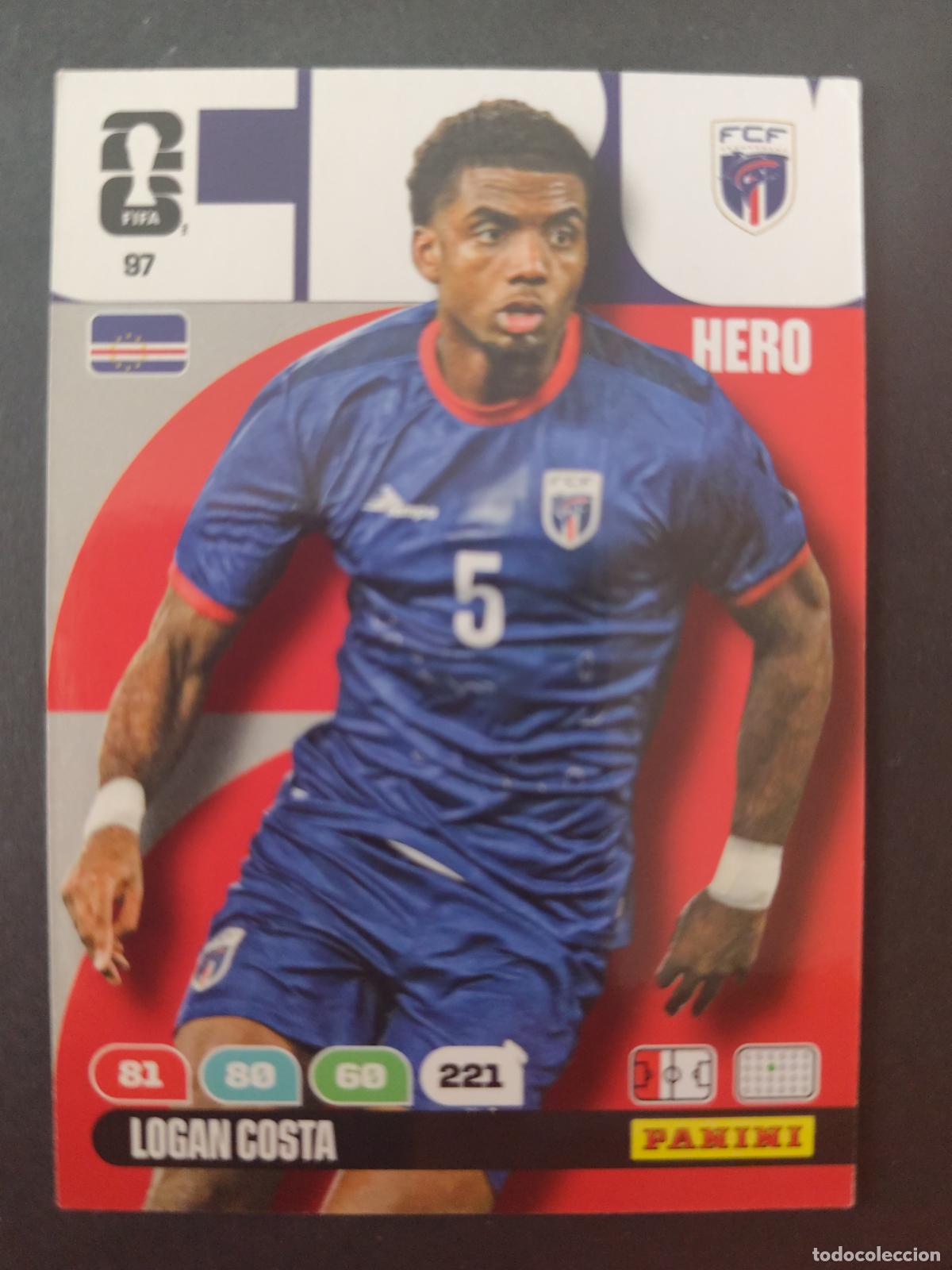Cromos de F&uacute;tbol: 97 LOGAN COSTA CABO VERDE ADRENALYN MUNDIAL FIFA WORLD CUP 2026 PANINI