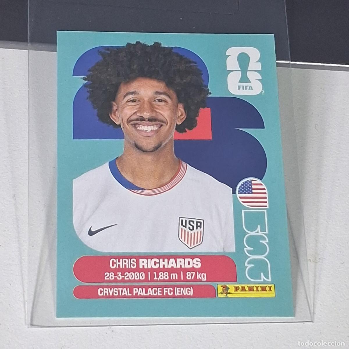 Fu&szlig;ball-Sticker: B23 USA 3 USA3 CHRIS RICHARDS USA MUNDIAL FIFA WORLD CUP 2026 STICKER PANINI