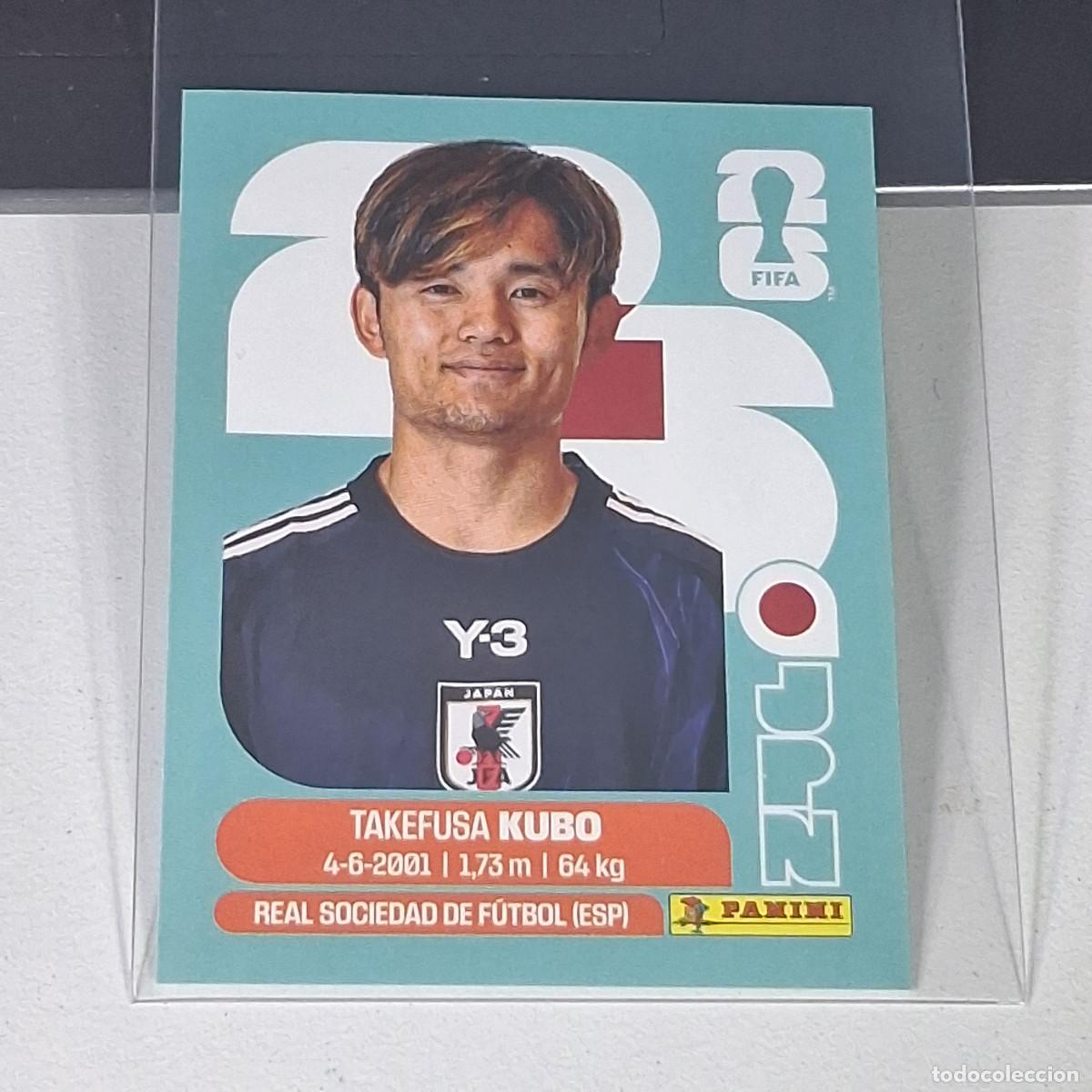 Fu&szlig;ball-Sticker: B23 JPN12 TAKEFUSA KUBO 12 JAP&Oacute;N JAPAN JPN MUNDIAL FIFA WORLD CUP 2026 STICKER PANINI