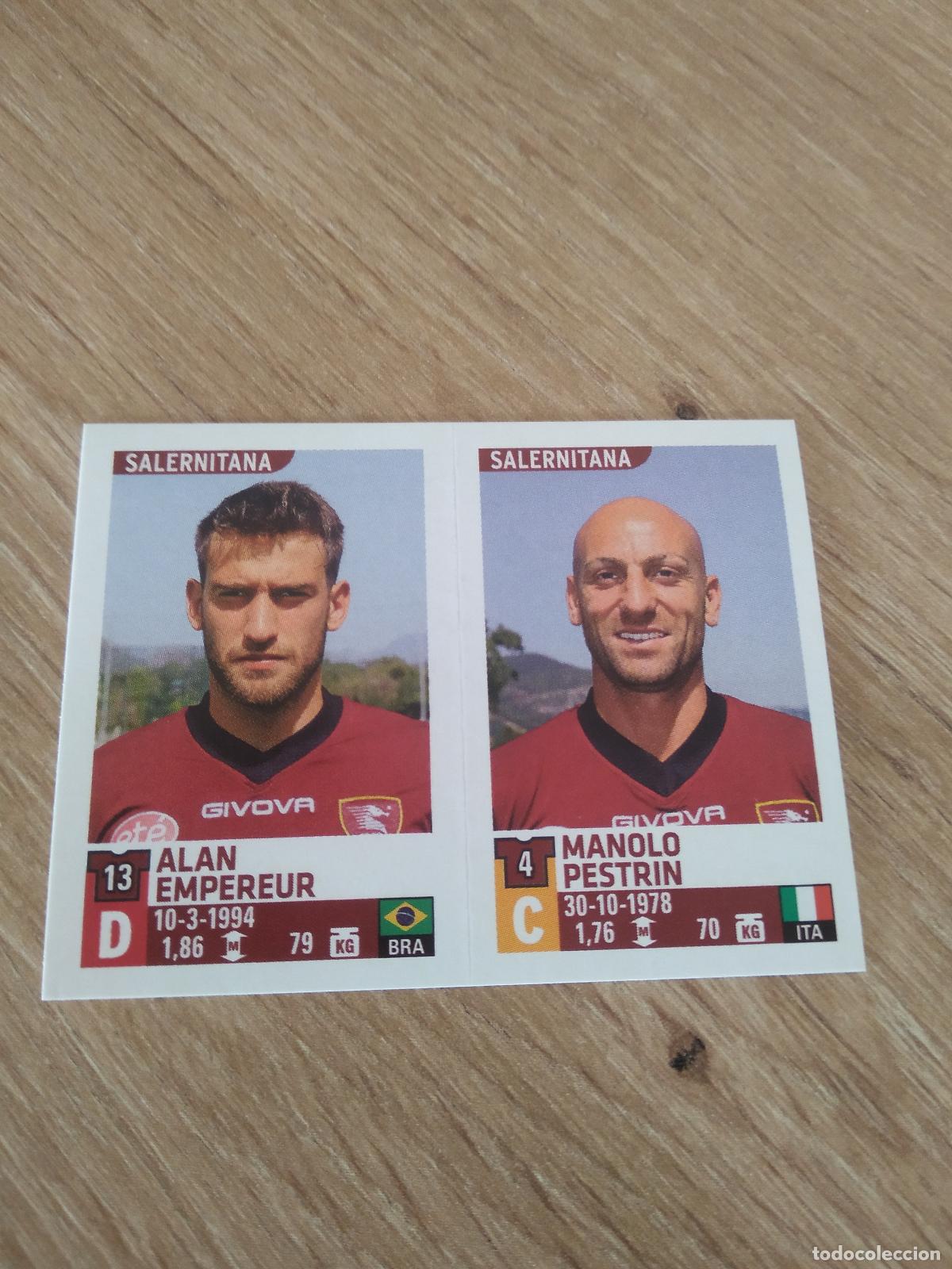 Fu&szlig;ball-Sticker: 755 EMPEREUR MANOLO PESTRIN SALERNITANA CROMO FUTBOL PANINI LIGA ITALIA 15-16 CALCIATORI 2015-2016