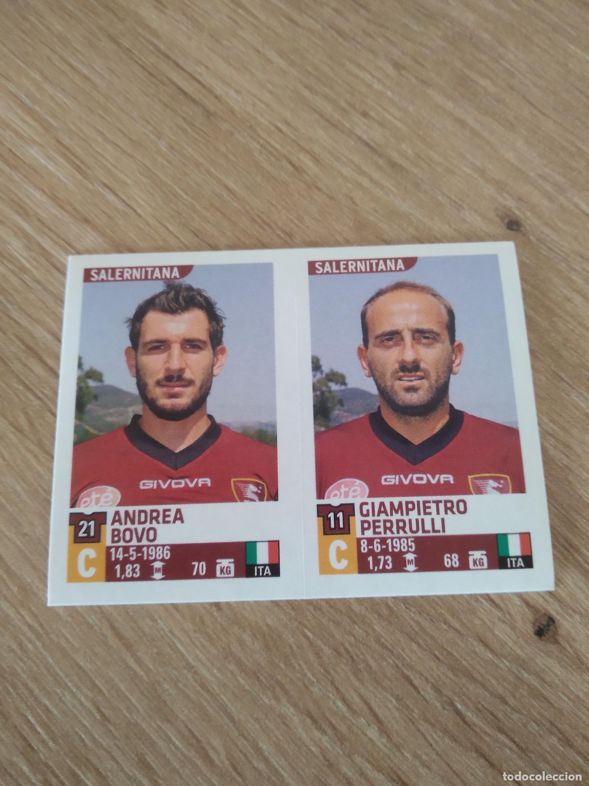 Cromos de F&uacute;tbol: 757 ANDREA BOVO PERRULLI SALERNITANA CROMO FUTBOL PANINI LIGA ITALIA 15-16 CALCIATORI 2015-2016