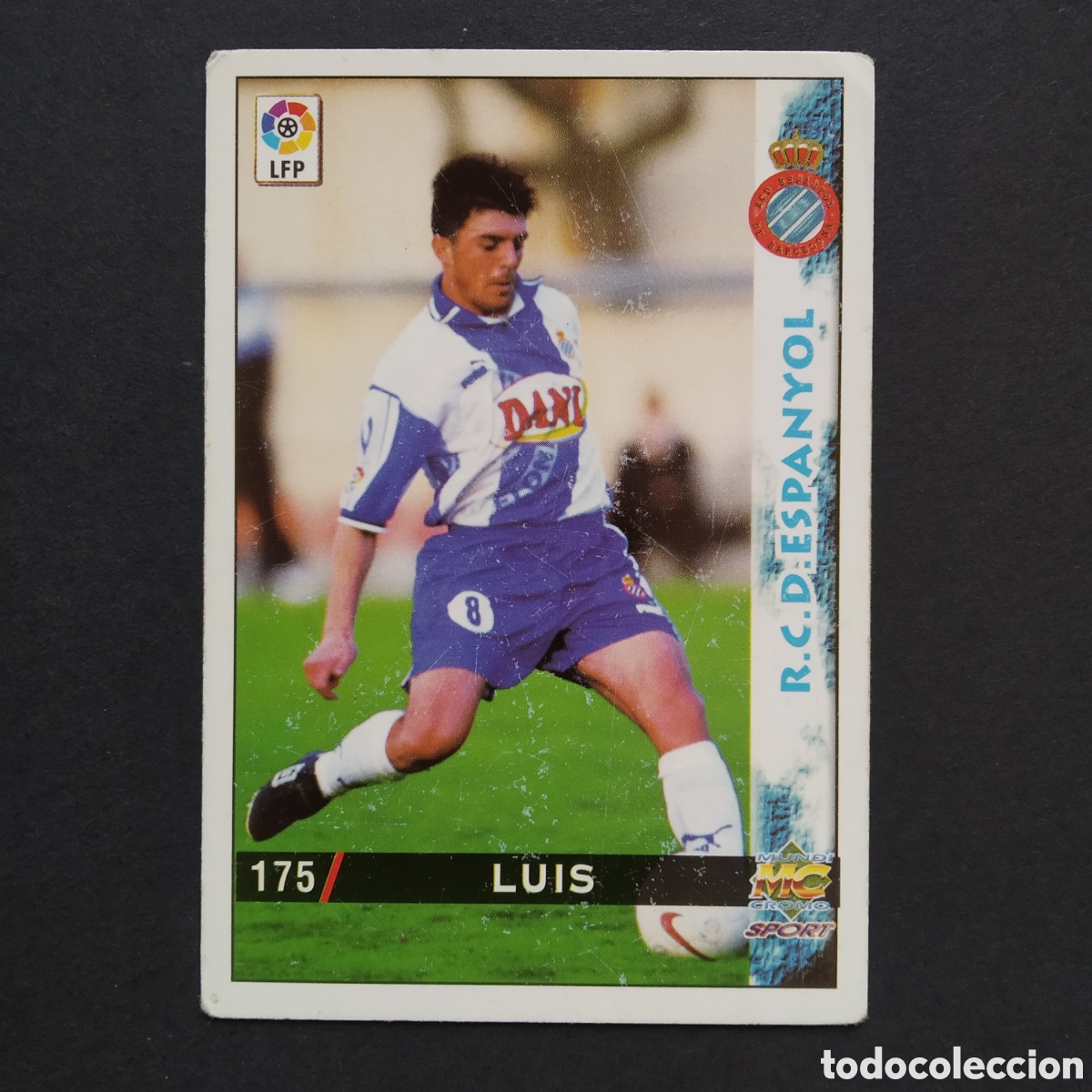 Cromos de F&uacute;tbol: CROMO - N&ordm; 0175 - LUIS - R.C.D. ESPANYOL - LAS FICHAS DE LA LIGA 98-99 (1998 / 1999) - MUNDICROMO
