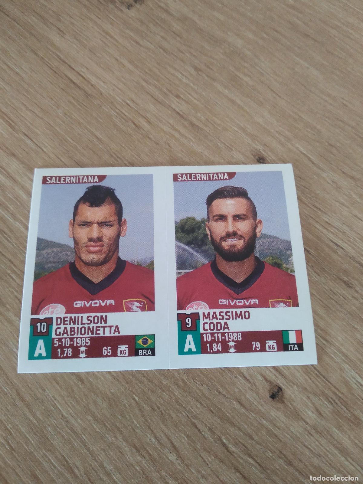 Cromos de F&uacute;tbol: 759 GABIONETTA MASSIMO CODA SALERNITANA CROMO FUTBOL PANINI LIGA ITALIA 15-16 CALCIATORI 2015-2016