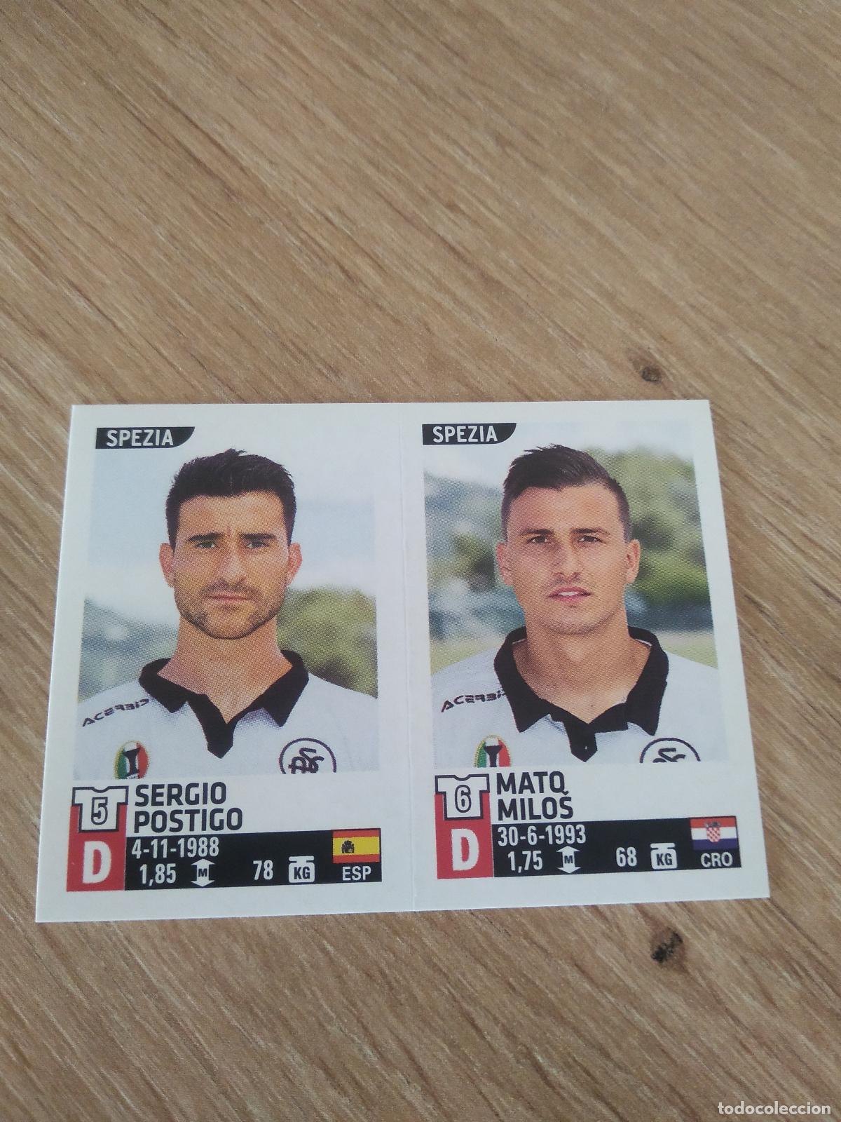 Cromos de F&uacute;tbol: 764 SERGIO POSTIGO MATQ MILOS SPEZIA CROMO FUTBOL PANINI LIGA ITALIA 15-16 CALCIATORI 2015-2016