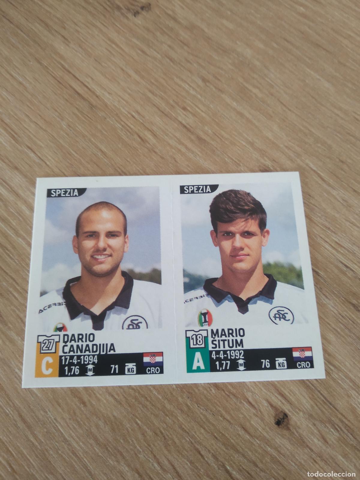 Fu&szlig;ball-Sticker: 768 DARIO CANADJIJA MARIO SITUM SPEZIA CROMO FUTBOL PANINI LIGA ITALIA 15-16 CALCIATORI 2015-2016