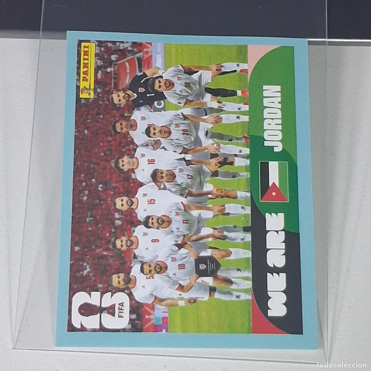 Fu&szlig;ball-Sticker: B23 JOR13 TEAM PHOTO EQUIPO 13 JORDANIA JOR MUNDIAL FIFA WORLD CUP 2026 STICKER PANINI