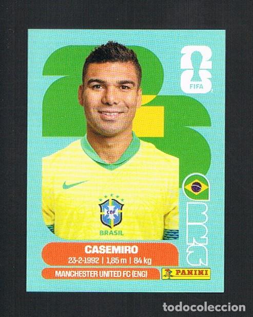 Cromos de Futebol: STICKER FIFA WORLD CUP 2026 BRASIL N&ordm; 10 CASEMIRO