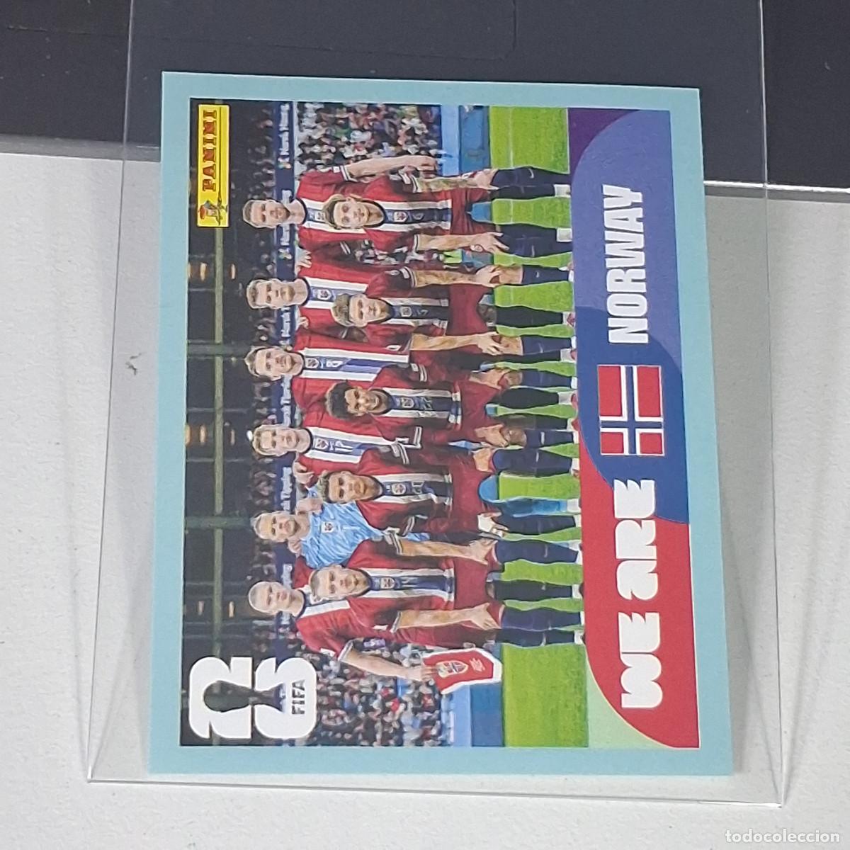 Fu&szlig;ball-Sticker: B23 NOR 13 NOR13 PLANTILLA EQUIPO TEAM NORUEGA NORWAY NOR MUNDIAL FIFA WORLD CUP 2026 STICKER PANINI