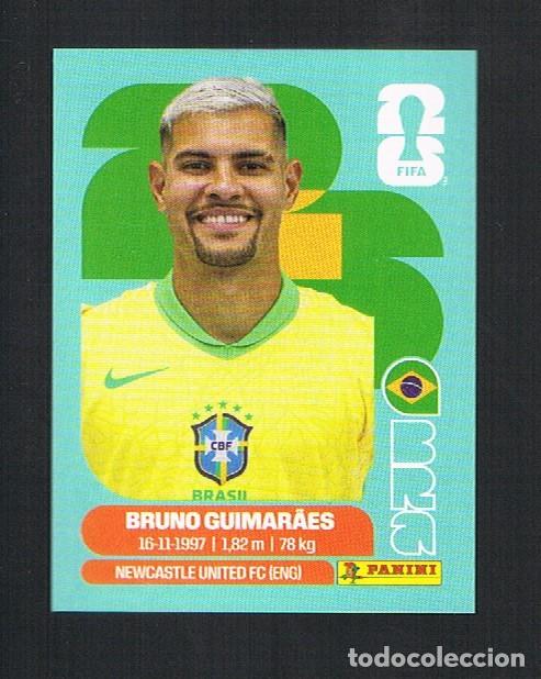 Fu&szlig;ball-Sticker: STICKER FIFA WORLD CUP 2026 BRASIL N&ordm; 11 BRUNO GUIMARAES