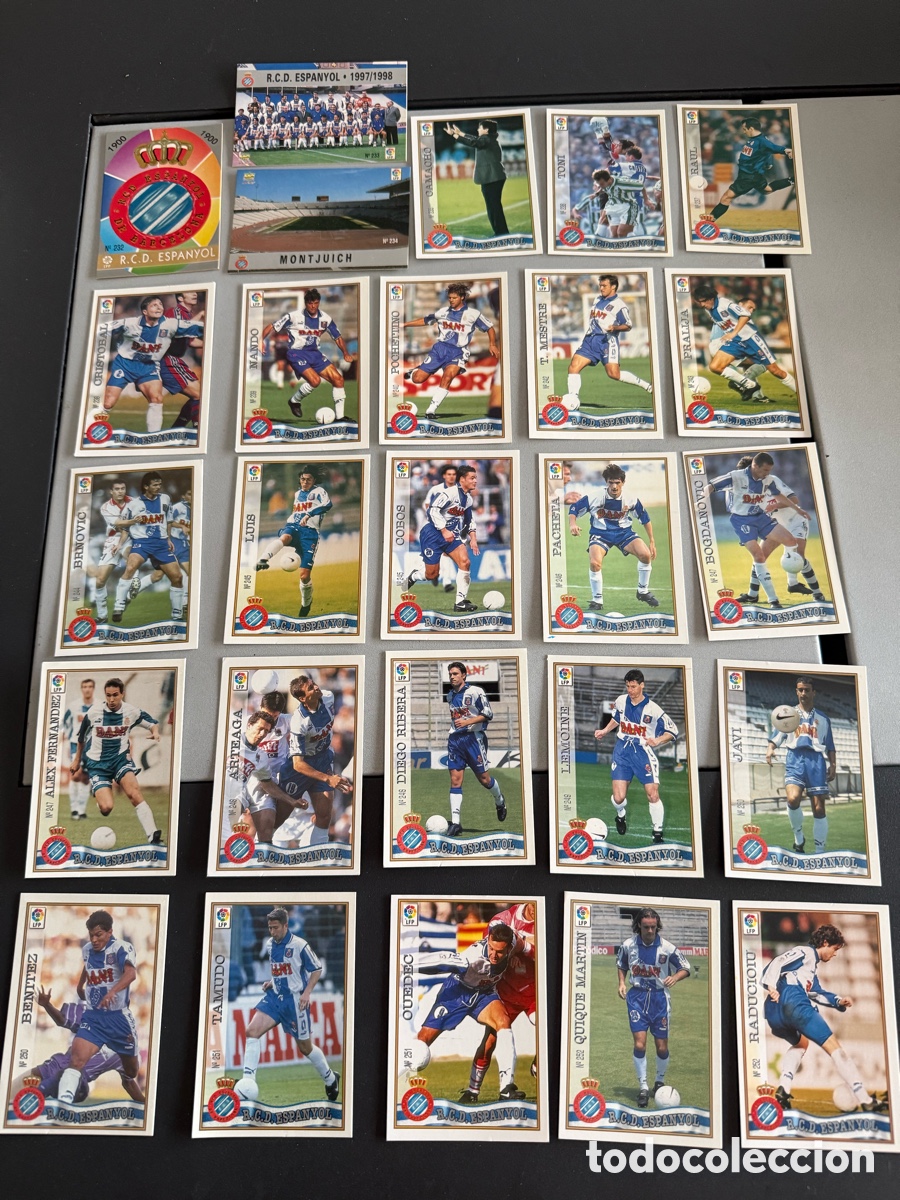 Fu&szlig;ball-Sticker: MUNDICROMO 97-98. RCD ESPANYOL. 26 cromos