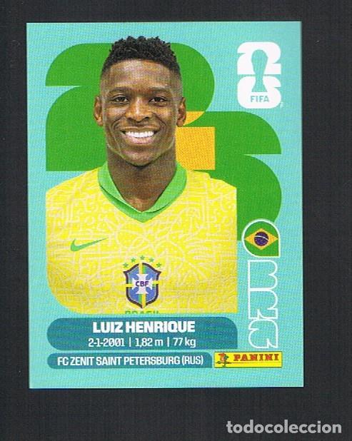 Fu&szlig;ball-Sticker: STICKER FIFA WORLD CUP 2026 BRASIL N&ordm; 12 LUIZ HENRIQUE
