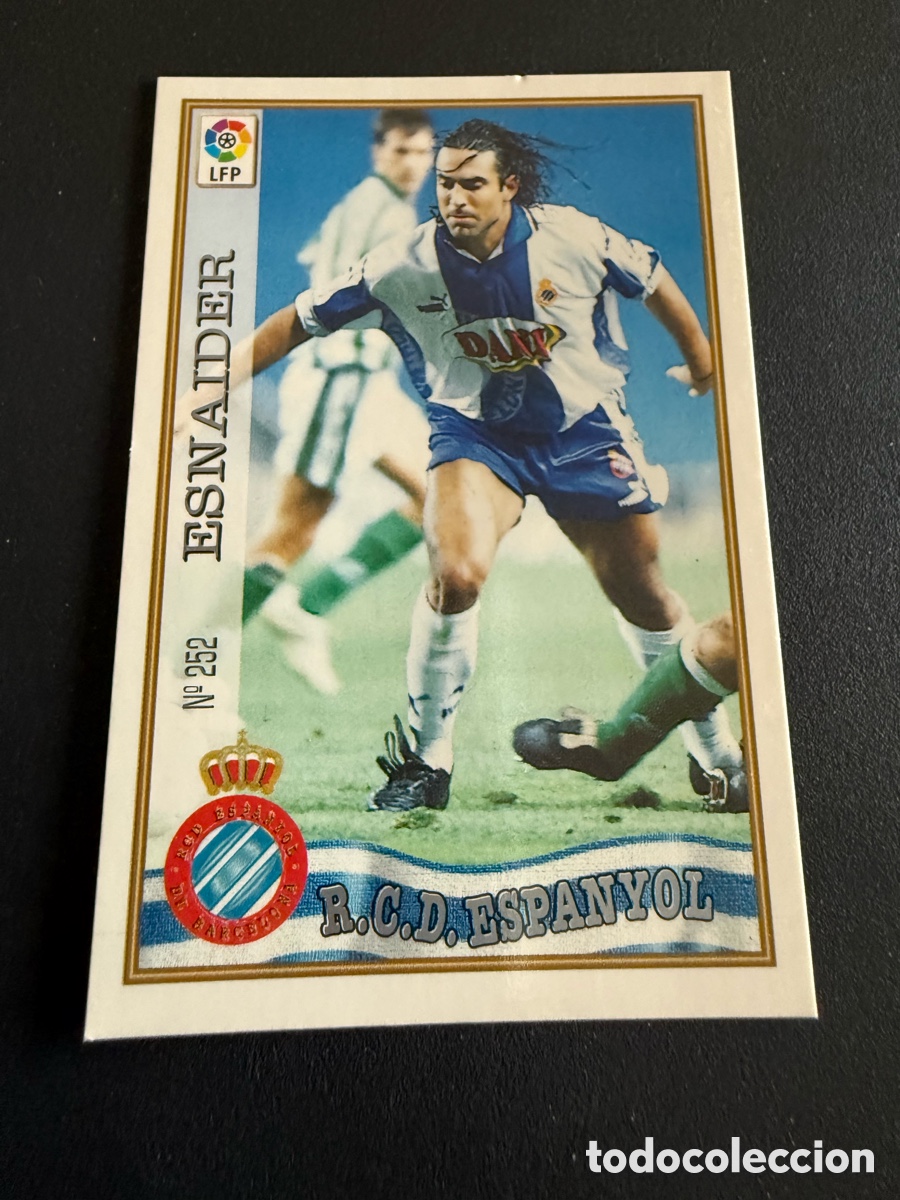 Fu&szlig;ball-Sticker: MUNDICROMO 97-98. n 252. ESNAIDER ( RCD Espanyol)