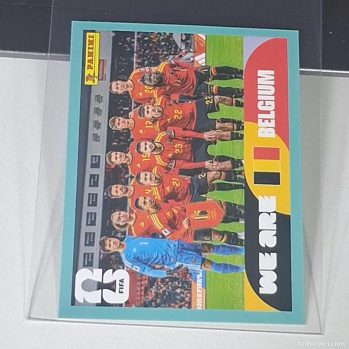 Fu&szlig;ball-Sticker: B23 BEL 13 BEL13 PLANTILLA BELGICA TEAM BELGIUM MUNDIAL FIFA WORLD CUP 2026 STICKER PANINI