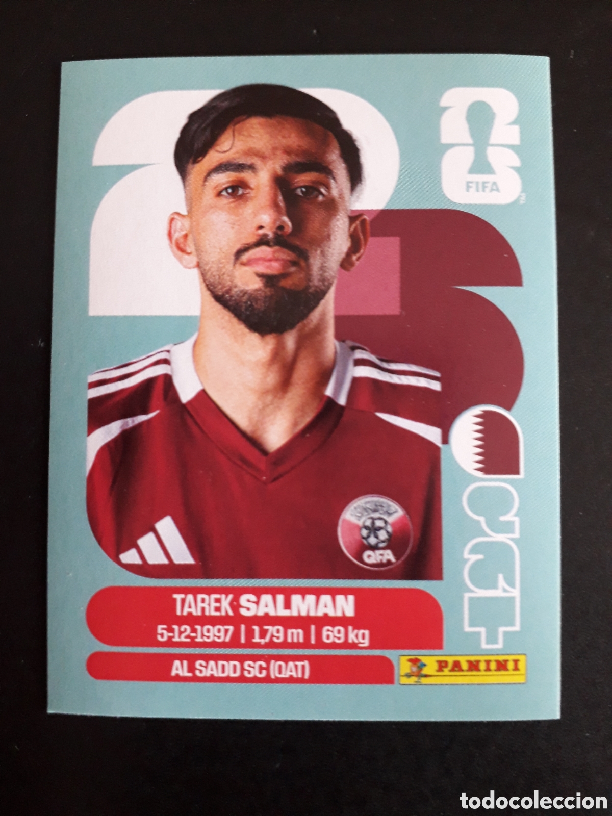 Cromos de F&uacute;tbol: SALMAN QATAR QAT 8 MUNDIAL F&Uacute;TBOL 2026 FIFA WORLD CUP PANINI SIN PEGAR PEDIDO M&Iacute;NIMO 3&euro;