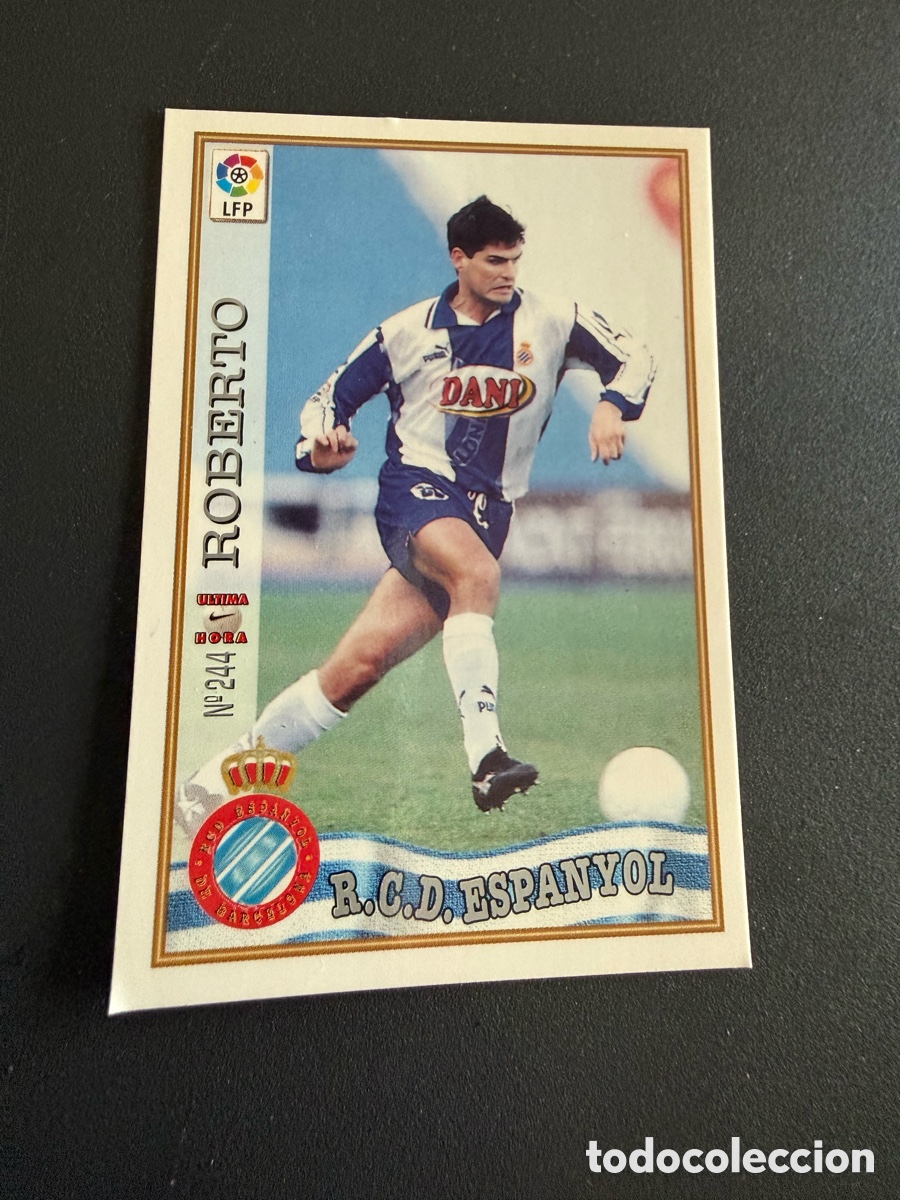 Cromos de F&uacute;tbol: MUNDICROMO 97-98. n 244. UH. ROBERTO