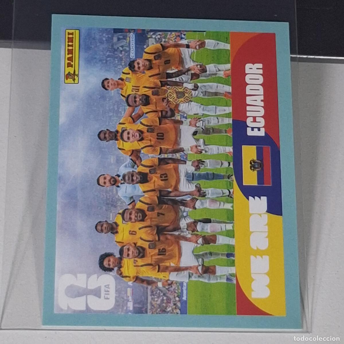 Cromos de F&uacute;tbol: B23 ECU13 TEAM PHOTO EQUIPO 13 ECU ECUADOR MUNDIAL FIFA WORLD CUP 2026 STICKER PANINI