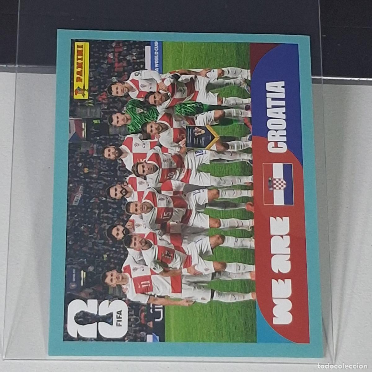 Cromos de F&uacute;tbol: B23 CRO13 TEAM PHOTO EQUIPO 13 CROATIA CROACIA CRO MUNDIAL FIFA WORLD CUP 2026 STICKER PANINI