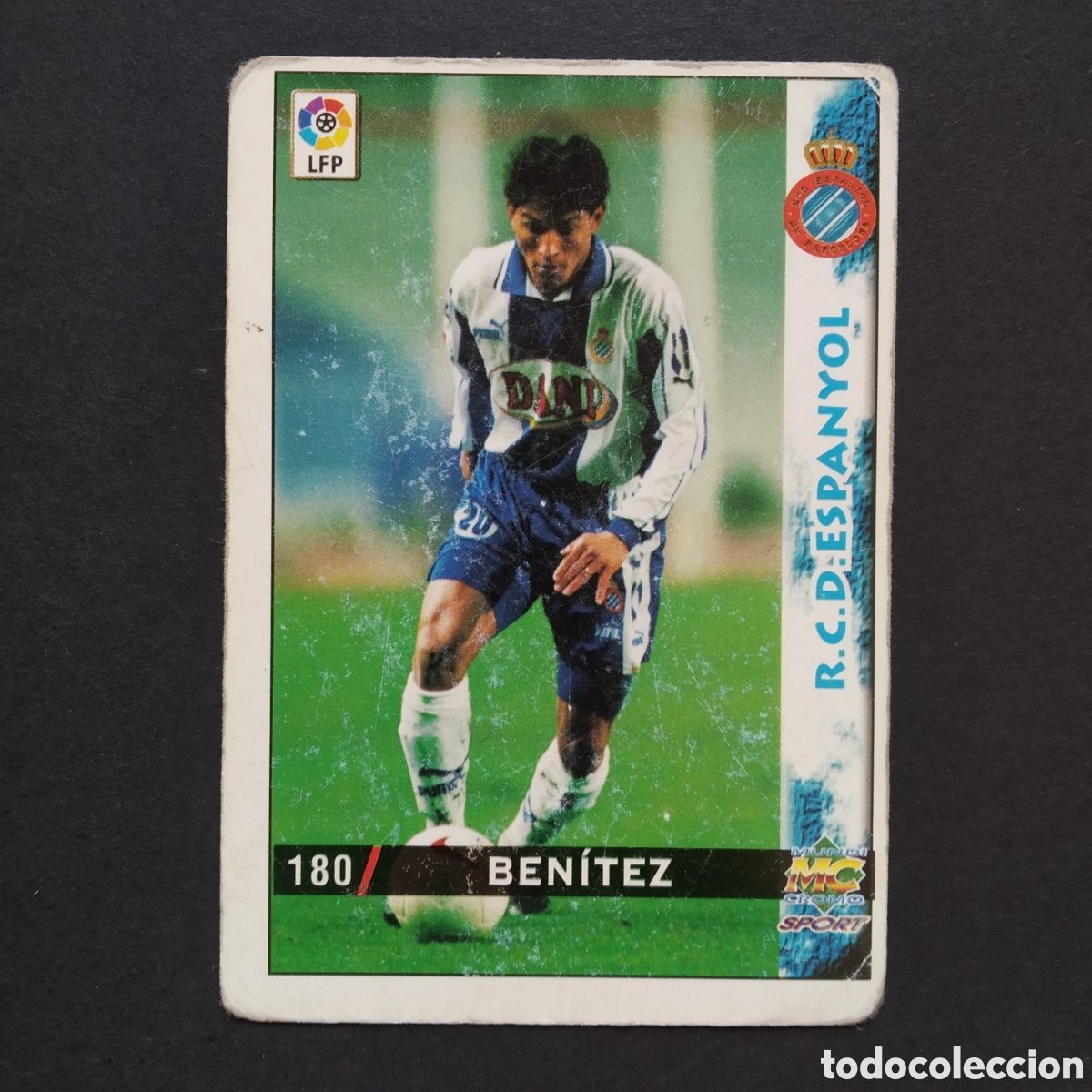 Cromos de F&uacute;tbol: CROMO - N&ordm; 0180 - BEN&Iacute;TEZ - R.C.D. ESPANYOL - LAS FICHAS DE LA LIGA 98-99 (1998 / 1999) - MUNDICROMO