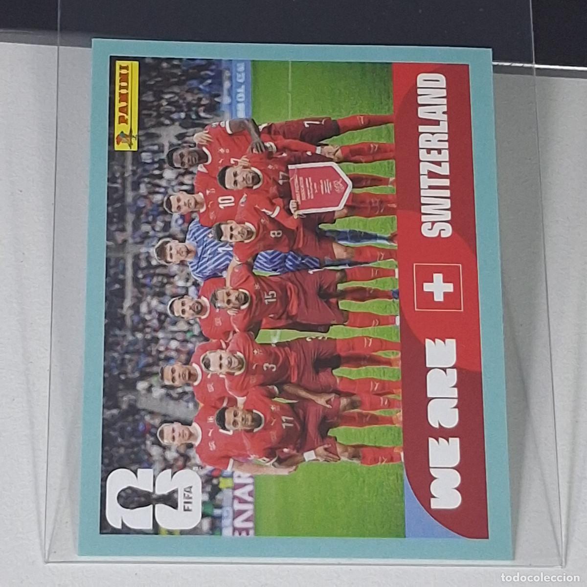 Cromos de F&uacute;tbol: B23 SUI 13 SUI13 PLANTILLA EQUIPO SUIZA SUI SWITZERLAND MUNDIAL FIFA WORLD CUP 2026 STICKER PANINI