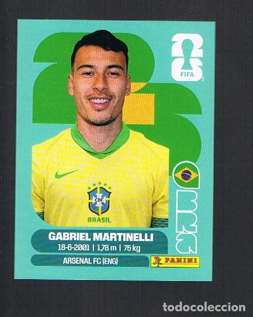 Cromos de F&uacute;tbol: STICKER FIFA WORLD CUP 2026 BRASIL N&ordm; 18 GABRIEL MARTINELLI