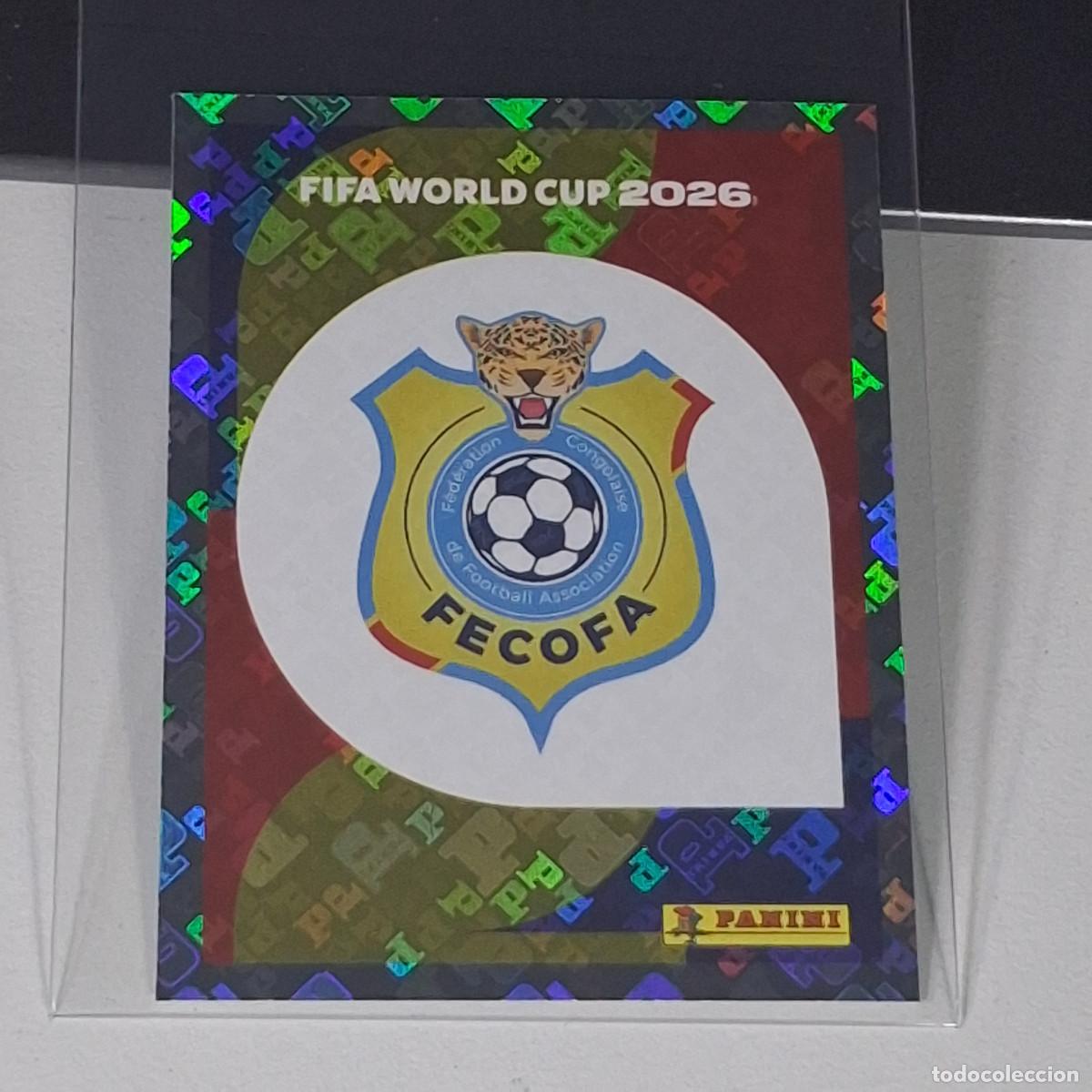 Cromos de F&uacute;tbol: B23 COD1 EMBLEM ESCUDO 1 CONGO COD MUNDIAL FIFA WORLD CUP 2026 STICKER PANINI
