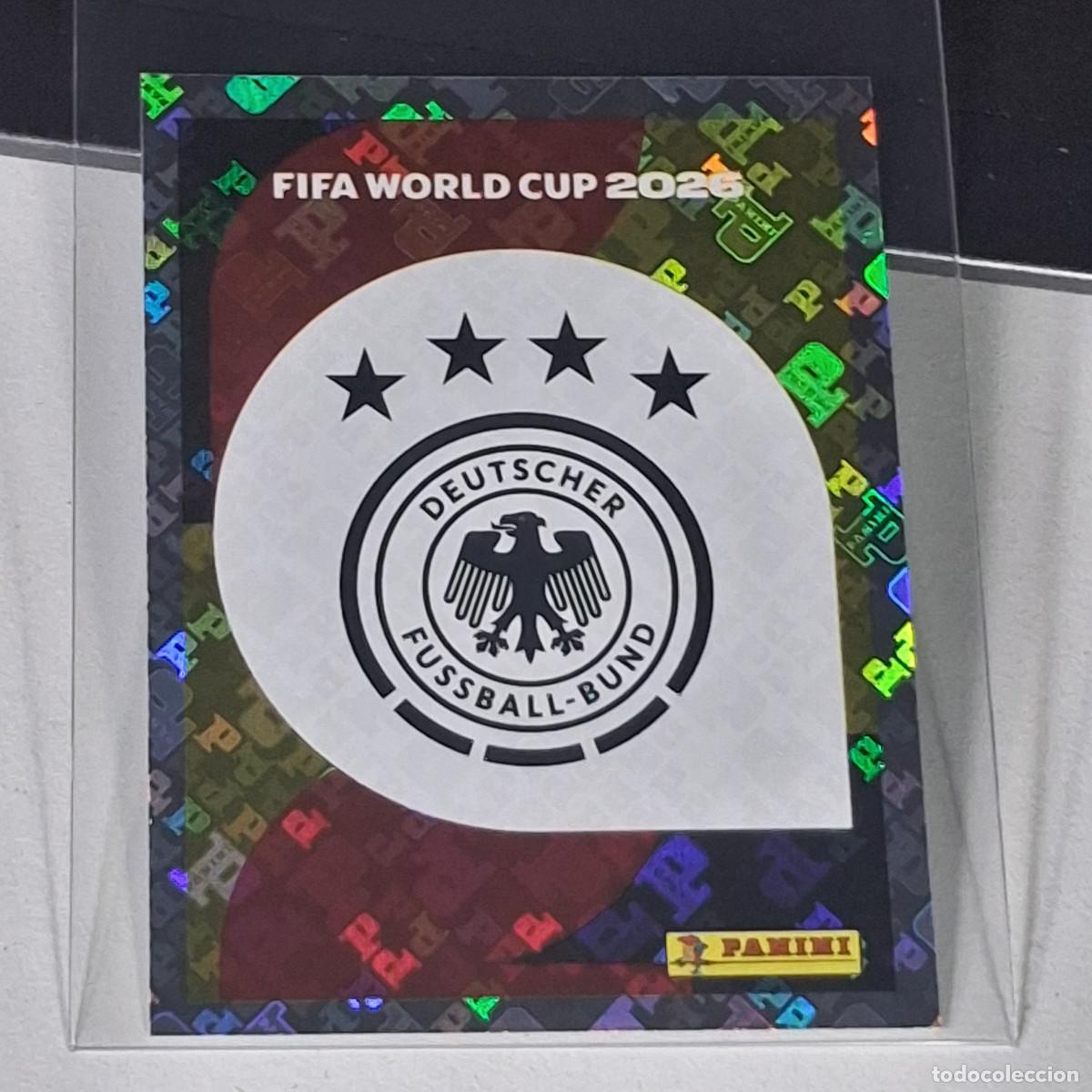 Cromos de F&uacute;tbol: B23 GER1 EMBLEM ESCUDO 1 ALEMANIA GER GERMANY MUNDIAL FIFA WORLD CUP 2026 STICKER PANINI