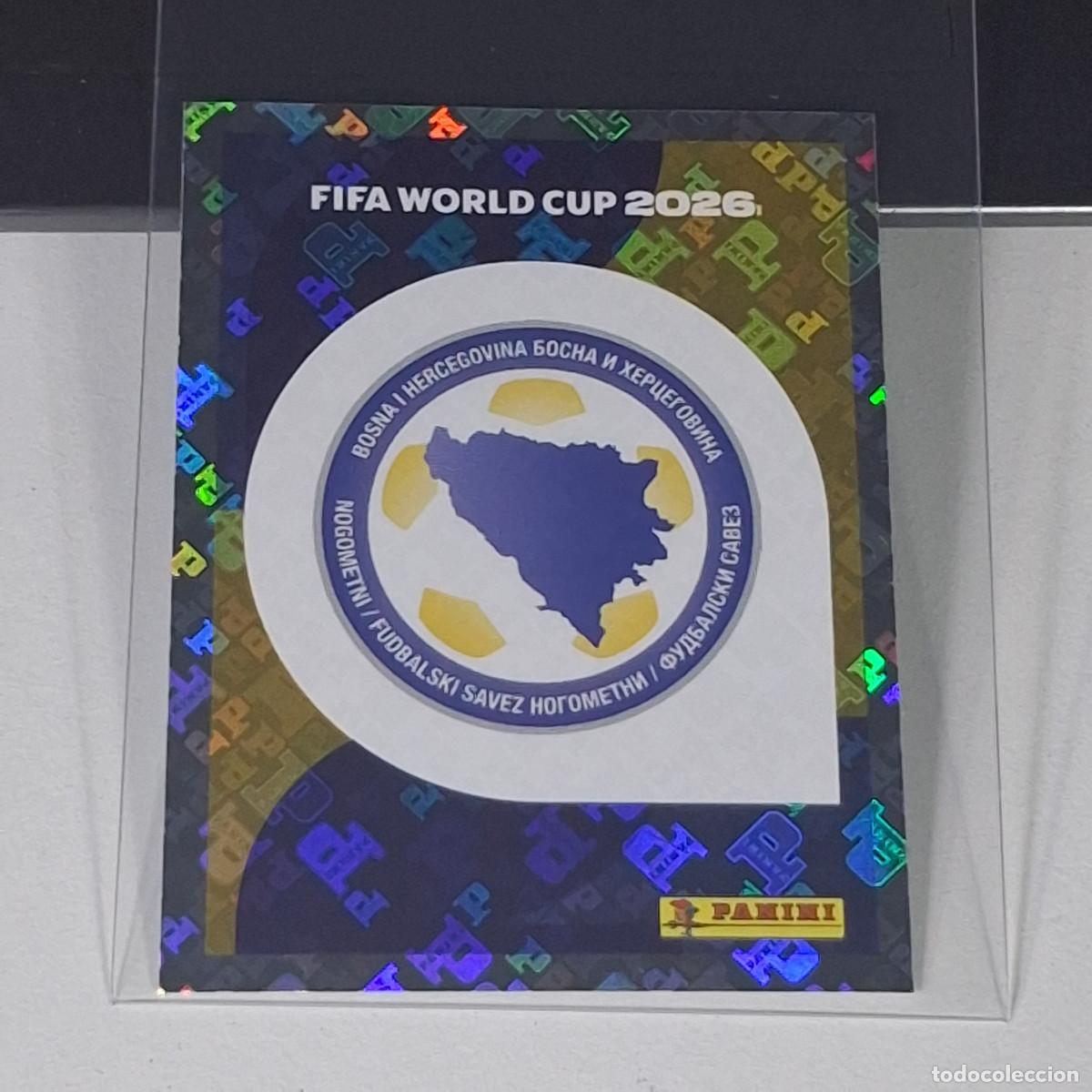 Cromos de F&uacute;tbol: B23 BIH1 EMBLEM ESCUDO 1 BOSNIA HERZEGOVINA BIH MUNDIAL FIFA WORLD CUP 2026 STICKER PANINI