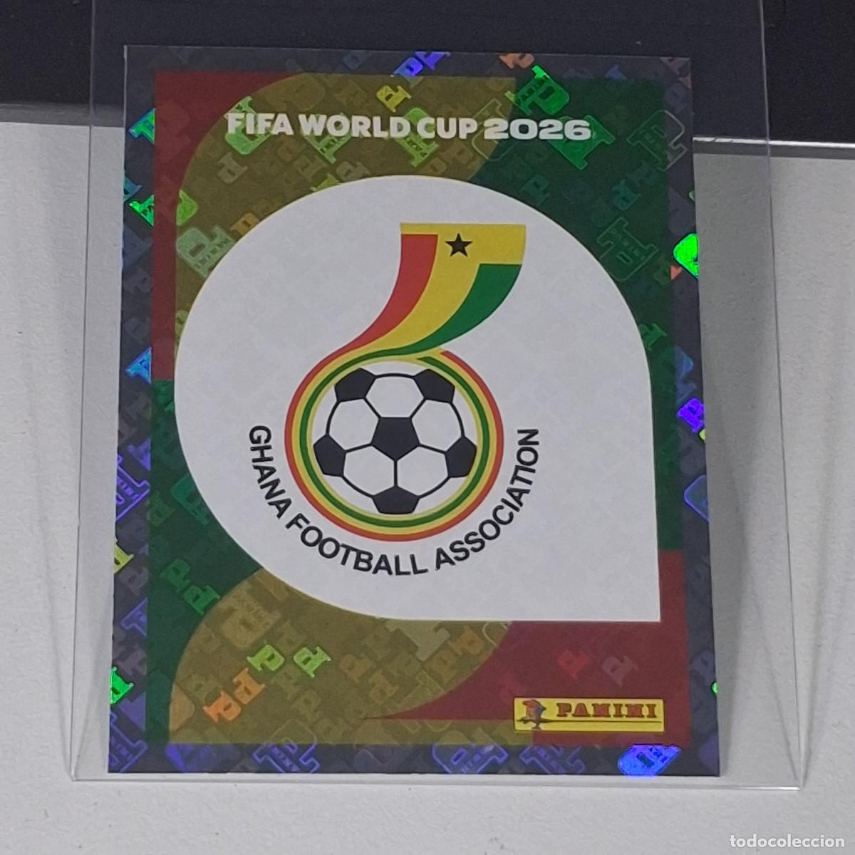 Cromos de F&uacute;tbol: B23 GHA1 GHA 1 ESCUDO LOGO BADGE GHANA MUNDIAL FIFA WORLD CUP 2026 STICKER PANINI