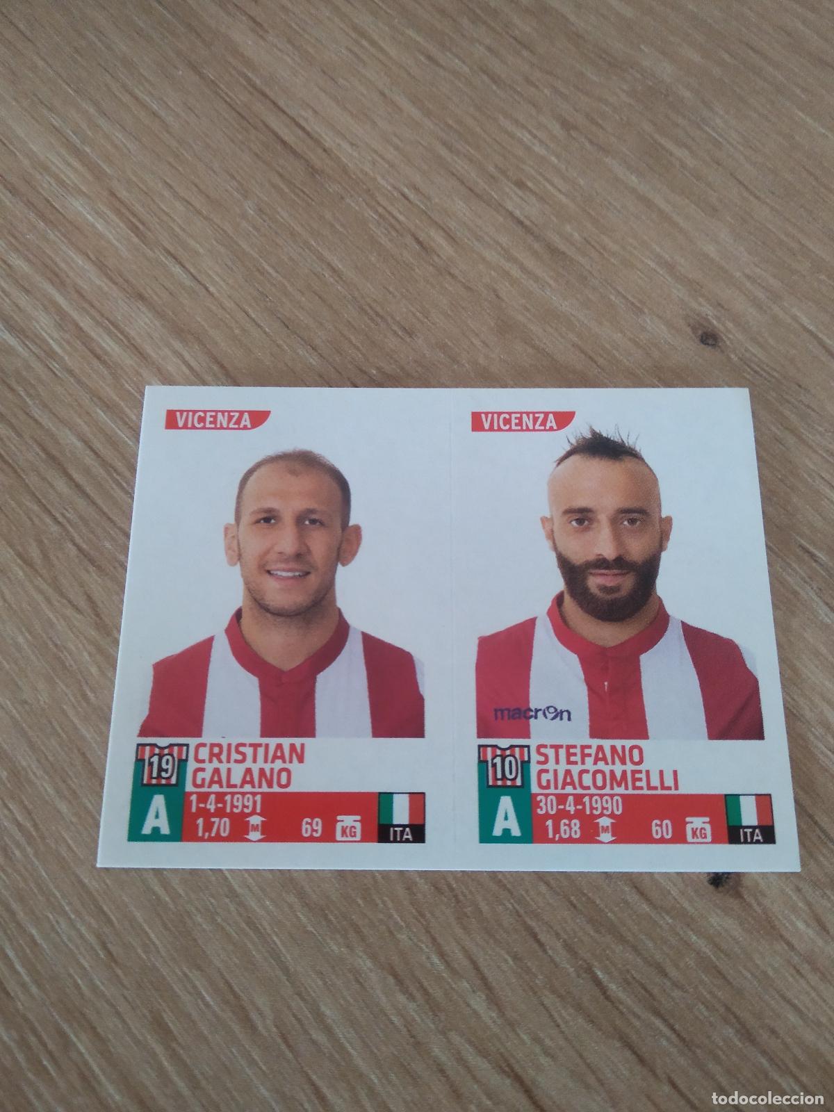 Cromos de F&uacute;tbol: 802 GALANO GIACOMELLI VICENZA CROMO FUTBOL PANINI LIGA ITALIA 15-16 CALCIATORI 2015-2016