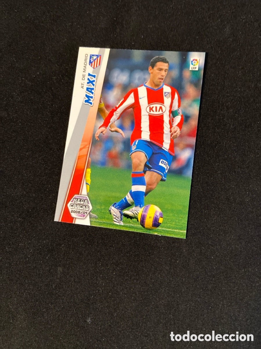 Fu&szlig;ball-Sticker: MAXI 48 (ATL&Eacute;TICO MADRID) PANINI MEGACRACKS 2008-2009 08 09 CROMO CARTA M-5