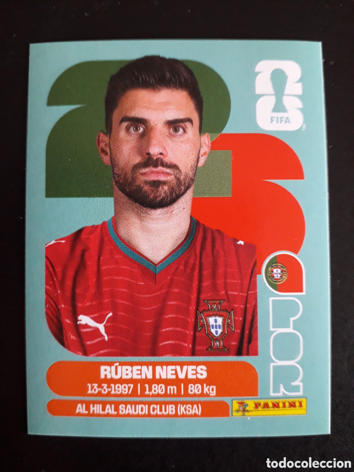 Football Stickers: R&Uacute;BEN NEVES PORTUGAL POR 11 MUNDIAL F&Uacute;TBOL 2026 FIFA WORLD CUP PANINI SIN PEGAR PEDIDO M&Iacute;NIMO 3&euro;