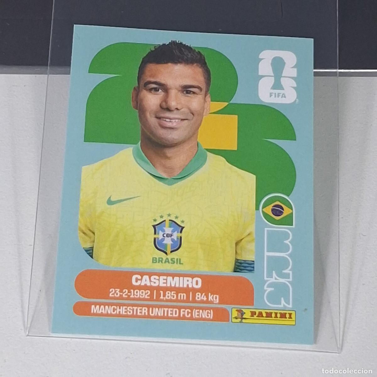 Football Stickers: B24 BRA10 CASEMIRO 10 BRAZIL BRASIL BRA MUNDIAL FIFA WORLD CUP 2026 STICKER PANINI