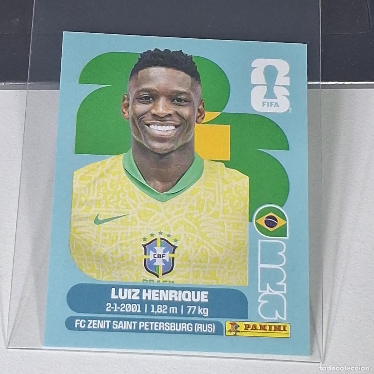 Cromos de F&uacute;tbol: B24 BRA 12 BRA12 LUIZ HENRIQUE BRAZIL BRASIL BRA MUNDIAL FIFA WORLD CUP 2026 STICKER PANINI