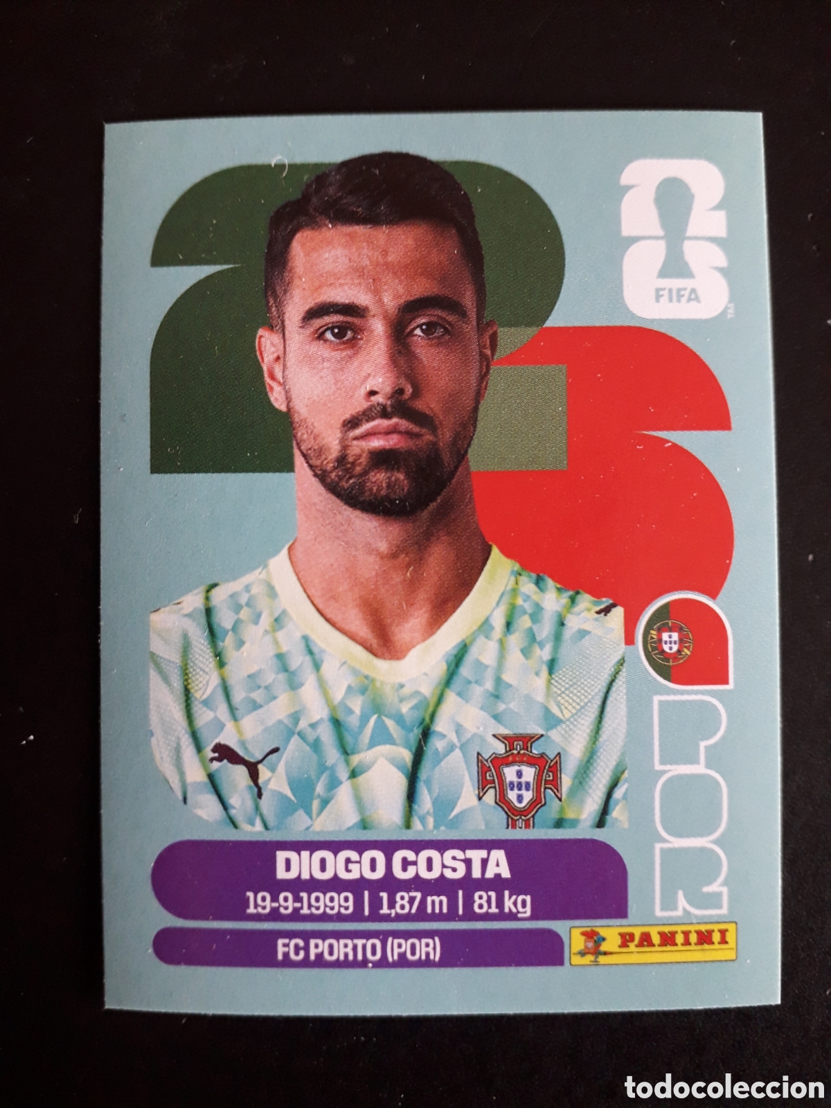 Cromos de F&uacute;tbol: DIOGO COSTA PORTUGAL POR 2 MUNDIAL F&Uacute;TBOL 2026 FIFA WORLD CUP PANINI SIN PEGAR PEDIDO M&Iacute;NIMO 3&euro;