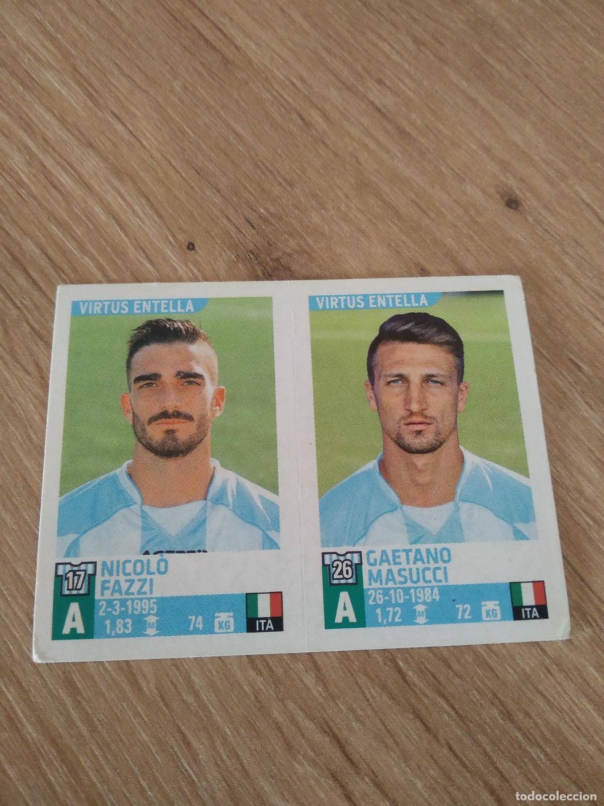 Cromos de Futebol: 812 FAZZI MASUCCI VIRTUS ENTELLA CROMO FUTBOL PANINI LIGA ITALIA 15-16 CALCIATORI 2015-2016
