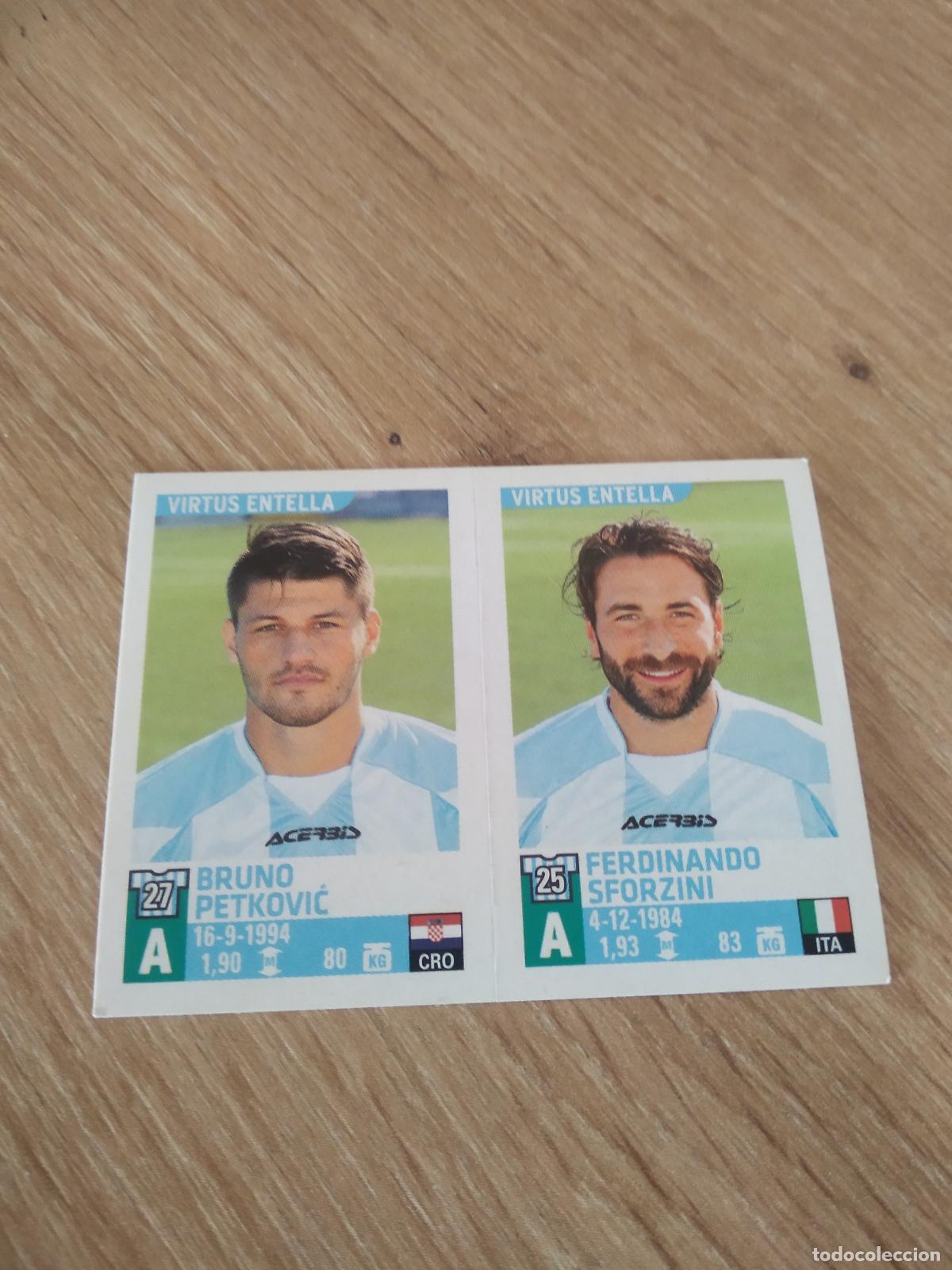 Cromos de Futebol: 814 PETKOVIC SFORZINI VIRTUS ENTELLA CROMO FUTBOL PANINI LIGA ITALIA 15-16 CALCIATORI 2015-2016