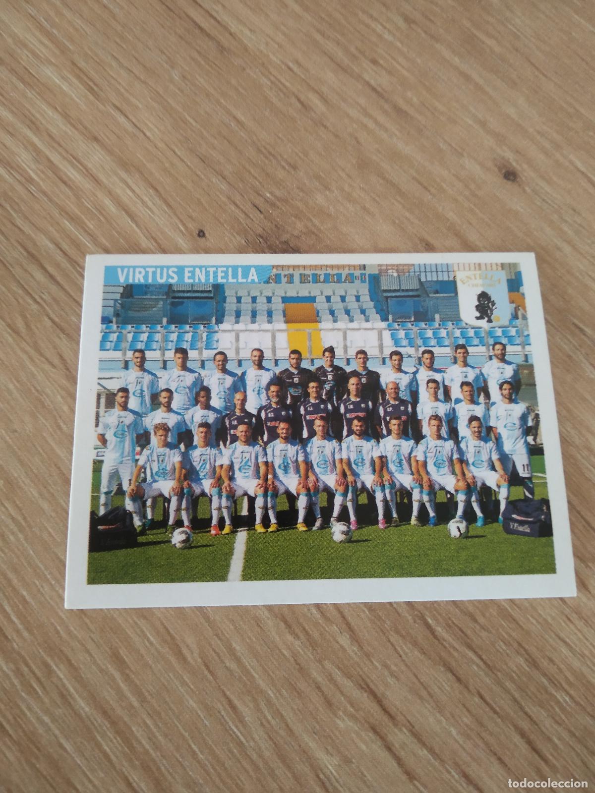 Cromos de Futebol: 816 EQUIPO PLANTILLA VIRTUS ENTELLA CROMO FUTBOL PANINI LIGA ITALIA 15-16 CALCIATORI 2015-2016
