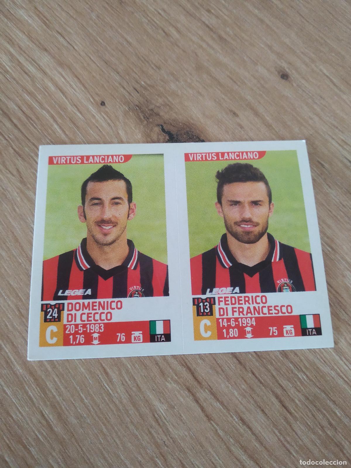 Figurine di Calcio: 822 DI CECCO DI FRANCESCO VIRTUS LANCIANO CROMO FUTBOL PANINI LIGA ITALIA 15-16 CALCIATORI 2015-2016
