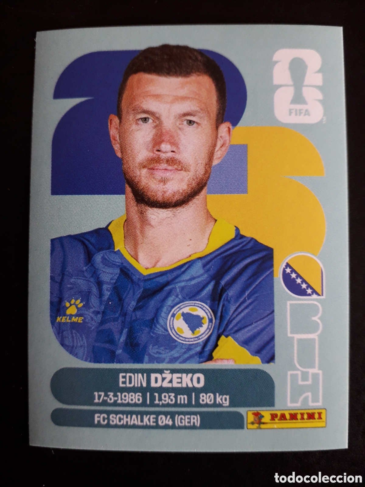 Figurine di Calcio: DŽEKO BOSNIA HERCEGOVINA BIH 18 MUNDIAL F&Uacute;TBOL 2026 FIFA WORLD CUP PANINI SIN PEGAR PEDIDO M&Iacute;NIMO 3&euro;