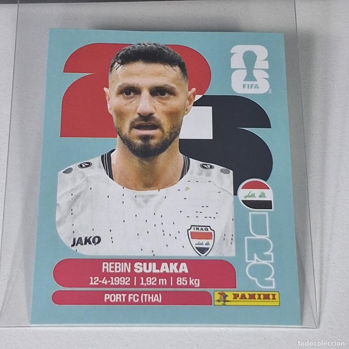 Cromos de F&uacute;tbol: B23 IRQ3 REBIN SULAKA 3 IRAQ IRQ IRAK MUNDIAL FIFA WORLD CUP 2026 STICKER PANINI
