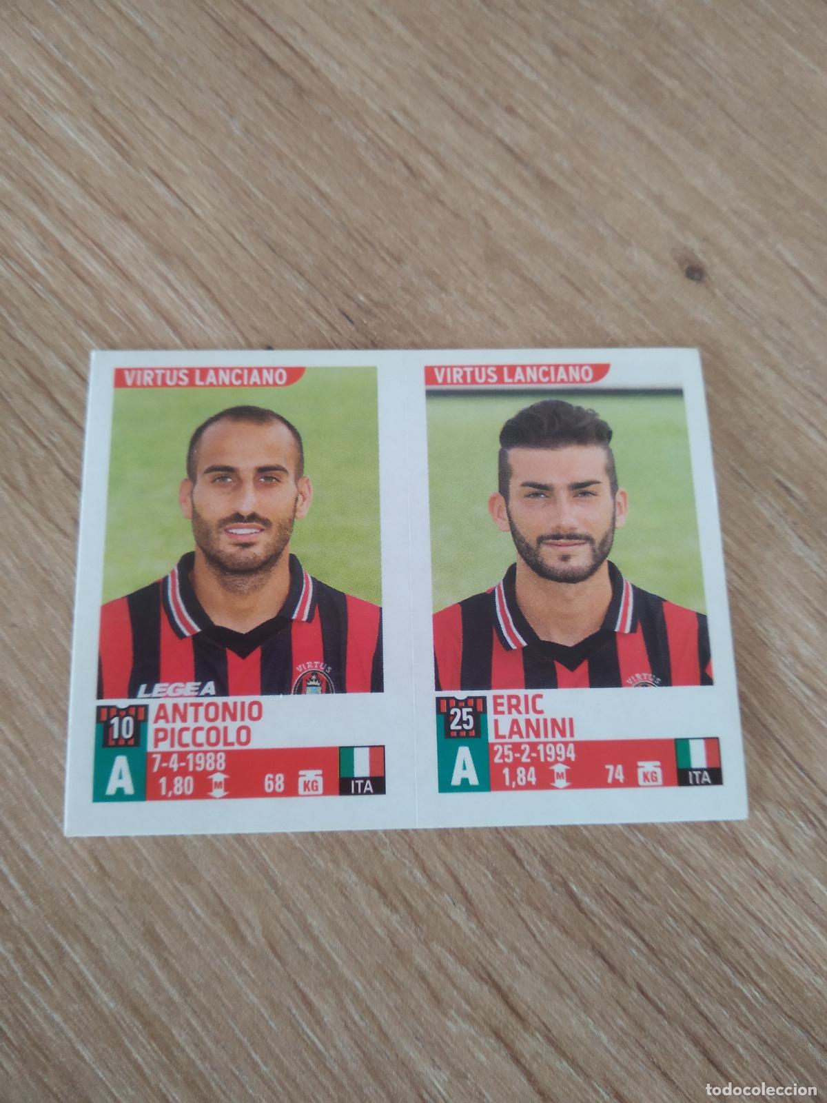 Cromos de F&uacute;tbol: 824 PICCOLO ERIC LANINI VIRTUS LANCIANO CROMO FUTBOL PANINI LIGA ITALIA 15-16 CALCIATORI 2015-2016
