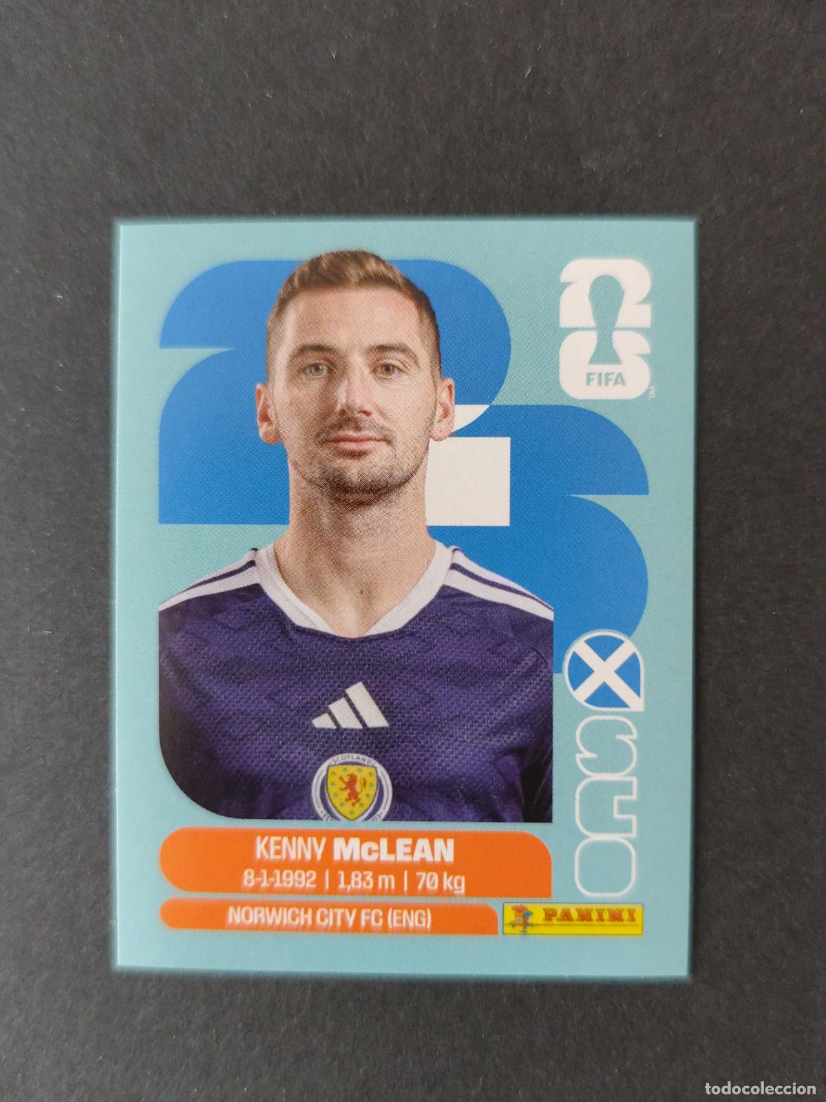 Cromos de F&uacute;tbol: SCO16 KENNY MCLEAN 16 ESCOCIA MUNDIAL FIFA WORLD CUP 2026 STICKER PANINI SIN PEGAR
