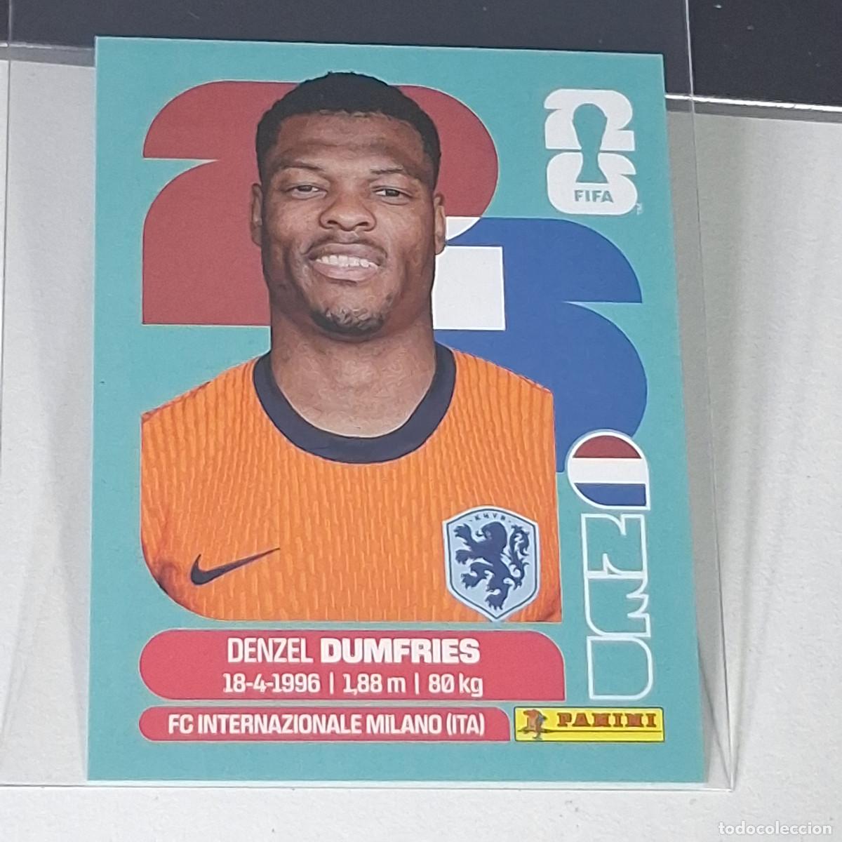 Cromos de F&uacute;tbol: B24 NED6 DENZEL DUMFRIES 6 NED PA&Iacute;SES BAJOS HOLANDA NED MUNDIAL FIFA WORLD CUP 2026 STICKER PANINI