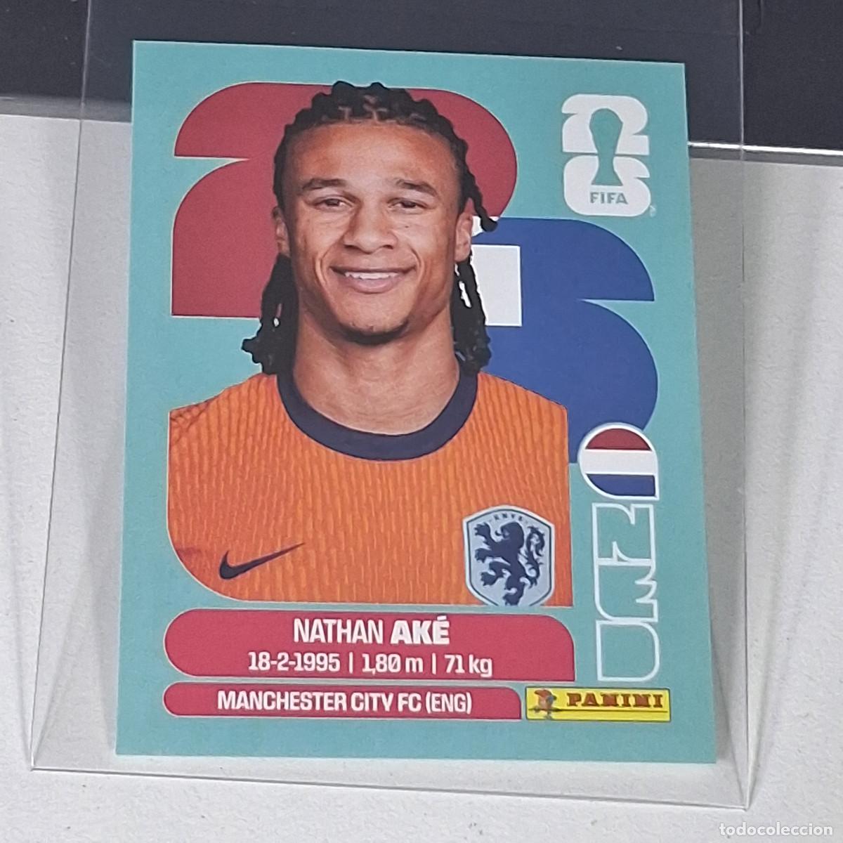 Fu&szlig;ball-Sticker: B24 NED7 NATHAN AK&Eacute; 7 PA&Iacute;SES BAJOS HOLANDA NED MUNDIAL FIFA WORLD CUP 2026 STICKER PANINI