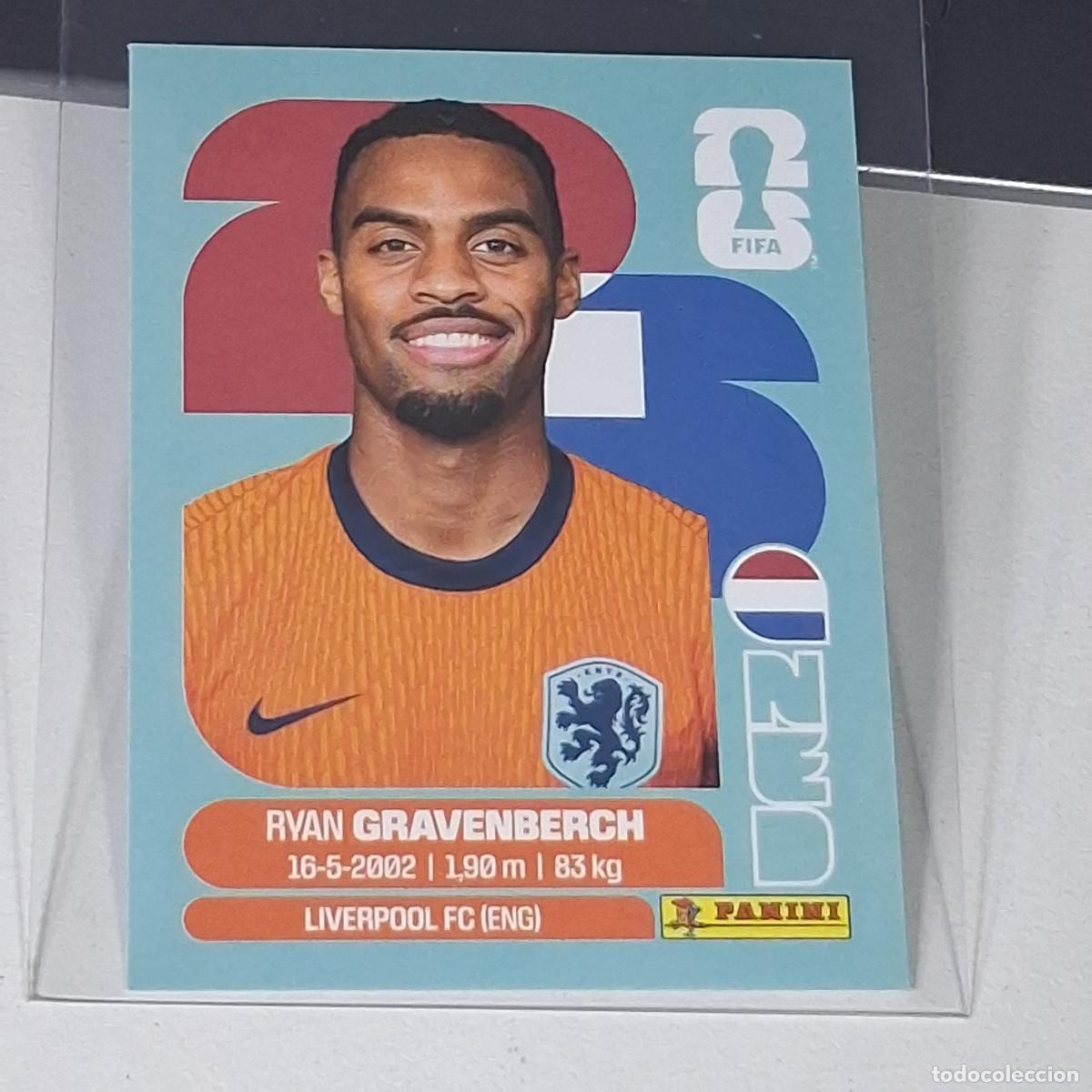 Cromos de F&uacute;tbol: B24 NED11 RYAN GRAVENBERCH 11 PA&Iacute;SES BAJOS HOLANDA NED MUNDIAL FIFA WORLD CUP 2026 STICKER PANINI