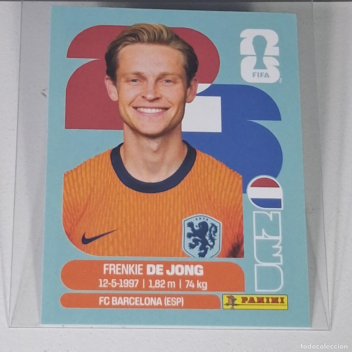 Cromos de F&uacute;tbol: B24 NED14 FRENKIE DE JONG 14 PA&Iacute;SES BAJOS HOLANDA NED MUNDIAL FIFA WORLD CUP 2026 STICKER PANINI