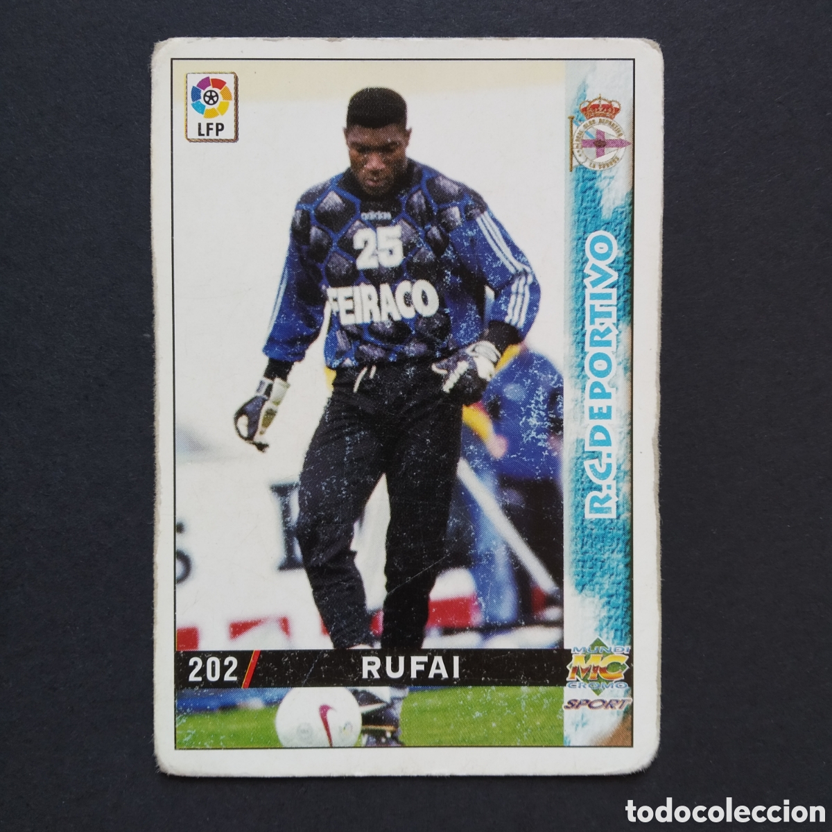 Cromos de F&uacute;tbol: CROMO - N&ordm; 0202 - RUFAI - R.C. DEPORTIVO - LAS FICHAS DE LA LIGA 98-99 (1998 / 1999) - MUNDICROMO