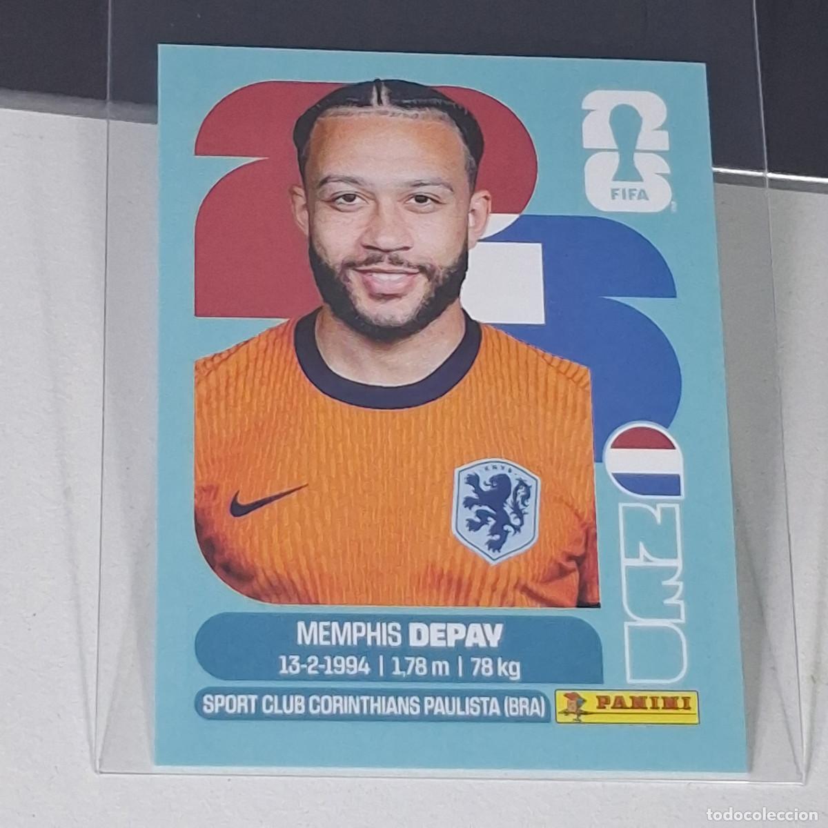 Cromos de F&uacute;tbol: B24 NED17 MEMPHIS DEPAY 17 PA&Iacute;SES BAJOS HOLANDA MUNDIAL FIFA WORLD CUP 2026 STICKER PANINI