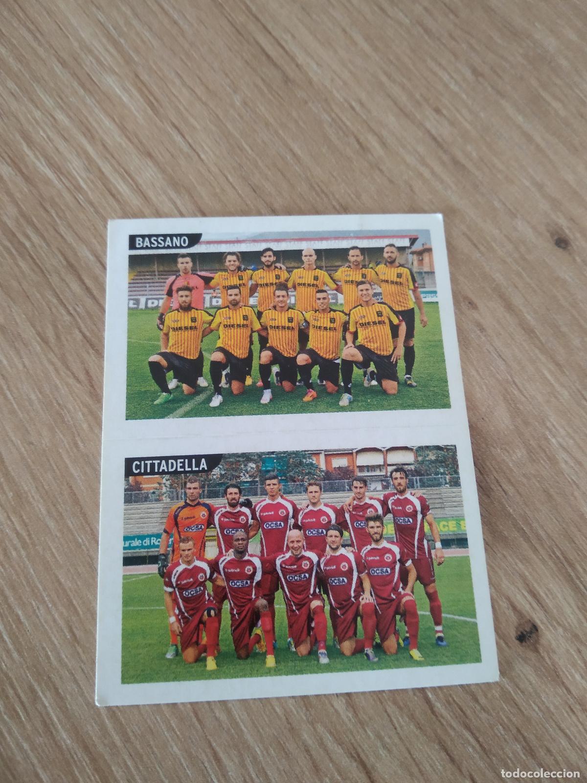 Cromos de F&uacute;tbol: 829 EQUIPO BASSANO CITTADELLA CROMO FUTBOL PANINI LIGA ITALIA 15-16 CALCIATORI 2015-2016